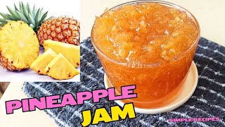 Pineapple Jam  The Best Pineapple Jam At Home [upl. by Nnylsaj]