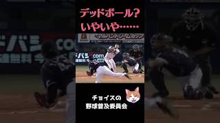 【プロ野球】デッドボール……いやいや 野球 プロ野球 珍プレー ヤクルト 中日ドラゴンズ ヤクルトスワローズ 森岡 [upl. by Aphrodite]