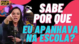 RHENATA SCHMIDT BULLING NA ESCOLA ✂️SaladaCast podcast cortespodcast podcastbrasil [upl. by Celka]