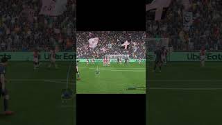 How to score trivela freekicks in fc25 fifa football gaming freekick trivela [upl. by Htebasyle523]