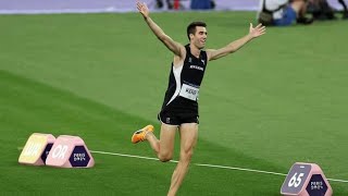 New Zealands Hamish Kerr gold winning jump in Mens high jump final Paris Olympics 2024 McEwan [upl. by Ernesto]