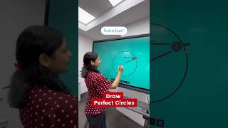 Interactive Flat Panel 65 Inch Smart Board  How To Use Smart Board Compass  Math Tools [upl. by Ynos]