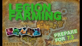 Legion 725  Herbalism Guide  How to farm all herbs  Prepare for patch 73 [upl. by Ivens]