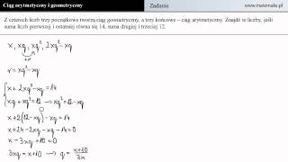 Ciąg geometryczny  zadanie 23 [upl. by Fernyak]