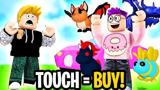 LANKYBOX Tries BUYING EVERYTHING My Friend Touches Challenge In The NEW Adopt Me Update EXPENSIVE [upl. by Koval]