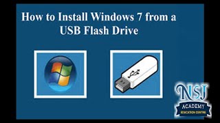 How to Install Windows 7 From Pen Drive USB [upl. by Juxon]