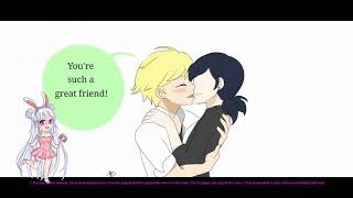 quotAdrienette Kissquot  Miraculous Ladybug Comic Dub [upl. by Teryl735]