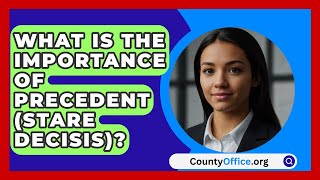 What Is The Importance Of Precedent Stare Decisis  CountyOfficeorg [upl. by Eidahs]