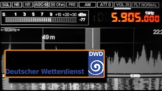 Deutscher Wetterdienst  5905 kHz [upl. by Hseyaj]