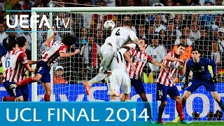 Real Madrid v Atlético Madrid 2014 UEFA Champions League final highlights [upl. by Stearne]