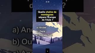 Géographie Facile challenge quiz connaissance geography viralvideo [upl. by Nadroj328]