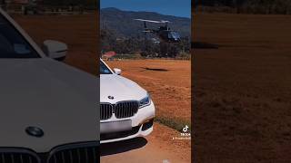 🤍🚁 lafamilia bmw 740le helicopter chopper srilanka nuwaraeliya casperthei8 visitsrilanka [upl. by Rengia]