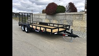 Sure Trac 7x20 9900 GVW Commercial Utility Landscape Trailer [upl. by Maia]