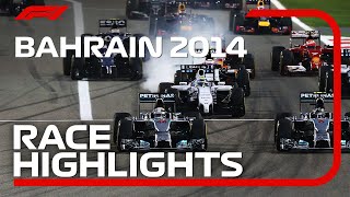 2014 Bahrain Grand Prix Race Highlights [upl. by Aicilla]