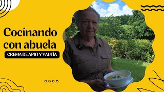 Sopa otoñal Crema de apionabo y yautía amarillamartinica preparada por abuela [upl. by Niotna897]