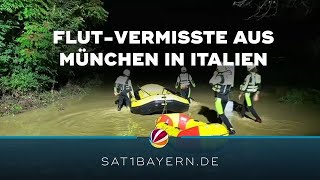 Nach Flut in Toskana Suche nach Vermissten aus München [upl. by Eitra]