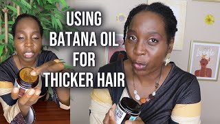 How To Use Batana Oil to Moisturize Natural Hair for Thicker Fuller Hair [upl. by Adnilasor]