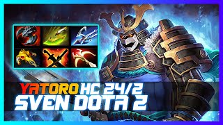 YATORO  Jogador profissional de Dota 2  Fazendo Sven HC [upl. by Vita6]