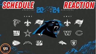 Carolina Panthers Schedule Release REACTION Analysis and Predictions [upl. by Amye]