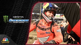 Supercross 2024 Anaheim Round 1 best moments  Motorsports on NBC [upl. by Eltsyek35]