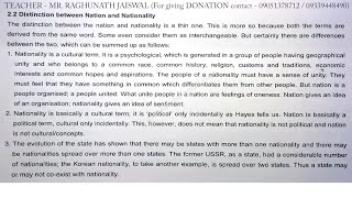 Difference Between Nation and Nationality  Distinction Between Nation and Nationality [upl. by Nnovahs]