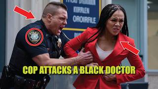 Racist Officer Detains Black Woman in Bank SHOCKED by Her Meeting [upl. by Negeam]