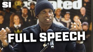 Deion Sanders Accepts The 2023 Sportsperson Of The Year Award [upl. by Gradeigh]