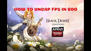 HOW TO UNCAP FPS IN BDO FOR AMD RADEON USERS IN 2020 [upl. by Lleruj]