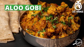 Tasty Aloo Gobi Recipe  Homestyle Cauliflower and Potato Fry  Cookd [upl. by Luapnoj]