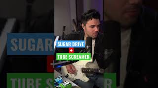 GUITAR TONE The MXR Sugar Drive amp Ibanez TS9 Tube Screamer [upl. by Marie-Ann]