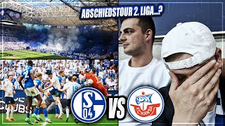 MEIN HERZ BLUTET Schalke 04  Hansa Rostock Stadion Vlog  Abschiedstour 2 Liga [upl. by Ivets]