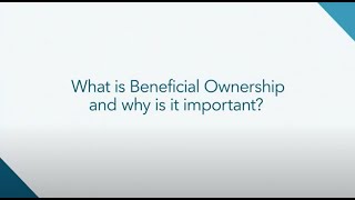 What is beneficial ownership And why is it important [upl. by Aivataj781]