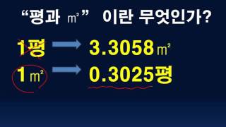 랜드삼 고상철교수님의 10분기초특강 4강 평과 제곱미터 구분하기 [upl. by Aizek172]