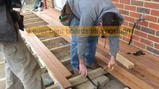 No Nail Decking installation [upl. by Akemahc]