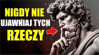 7 rzeczy którymi NIGDY nie powinieneś dzielić się z nikim – Marek Aureliusz STOICYZM [upl. by Carbo]