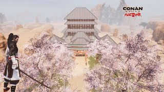 Yamatai Temple Build Conan Exiles [upl. by Anevad187]