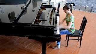 Pirates of the Caribbean  Incredible Piano Solo of Jarrod Radnich by Lidia Melisa [upl. by Candice777]