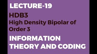 HDB3 High Density Bipolar of Order 3 [upl. by Galatia]