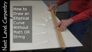 How to Draw an Elliptical Curve Without Math or String [upl. by Narej829]