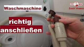 Waschmaschine richtig aufstellen und anschließen  So klappt es  Schritt für Schritt Anleitung [upl. by Garreth58]