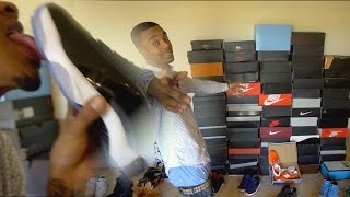 MY ENTIRE UPDATED SNEAKER COLLECTION 2017 RARE LIMITED HEAT JORDANS FOAMS [upl. by Anifesoj350]