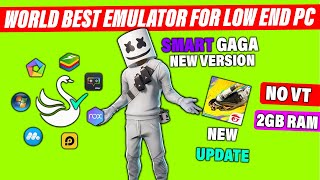 NEW LITE BEST EMULATOR FOR LOW END PC  1GB RAM NO GRAPHICS CARD  SMART GAGA BEST LITE VERSION [upl. by Odom]