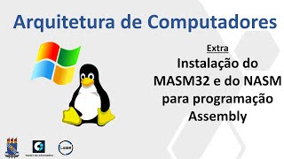 Instalação do MASM32 e do NASM para programação Assembly [upl. by Zoa]