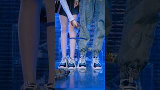 Shoes Make the Height Difference 😱🤩 highsoleshoes ladiesshoes girlsshoes sheshoe fashion [upl. by Ecirted]