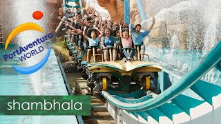 La montaña rusa más ESPECTACULAR de ESPAÑA  Shambhala  PortAventura [upl. by Crabb445]