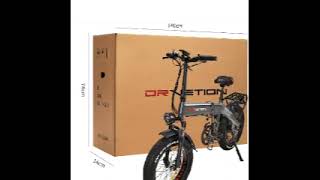 DrveTion BT20 Folding Electric Bike 2040 inch 750W Motor 48V 10Ah Samsung Bat 45kmh EU9NL [upl. by Annayk997]