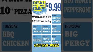 Donatelli’s Daily Special pizza etobicoke foodie toronto [upl. by Martella]