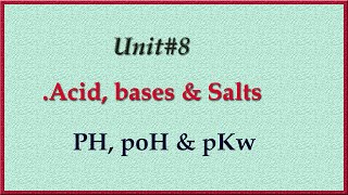 Introduction to pHpOH and pKw chemistry 11 in urduHindi [upl. by Snave]