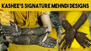 Kashees Signature Mehndi \\ Kashees Bridal Full Hand Mehndi Designs \\ Kashees Mehndi Design 2021 [upl. by Miki]