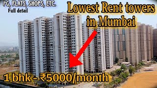 Lowest House rent in Mumbai  1bhk from ₹5000  House rents in Mumbai  Sahil Jha [upl. by Larual]